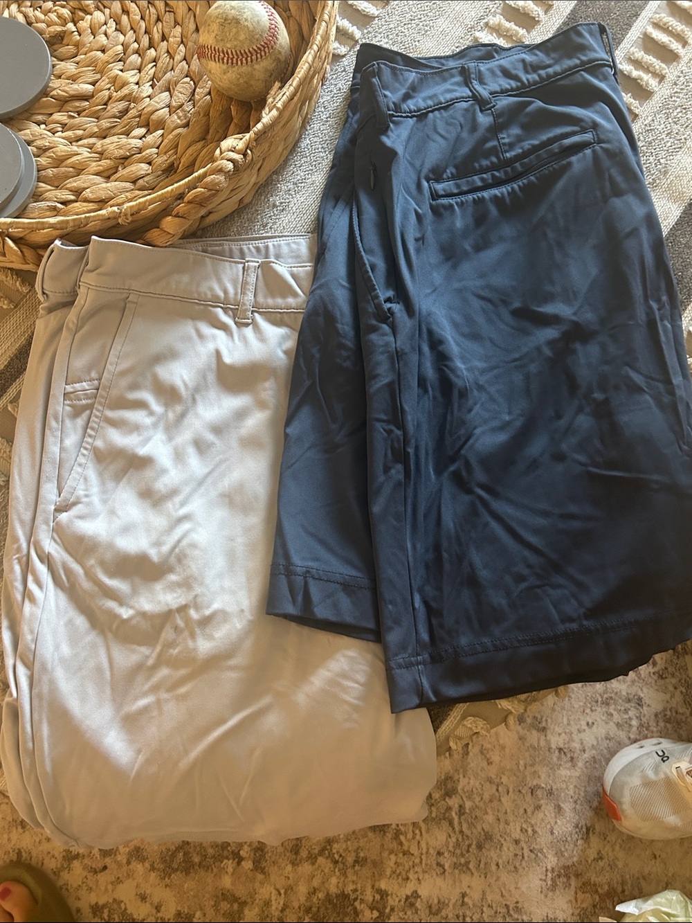 Daniel Cremieux Navy and Light Gray Men’s Shorts